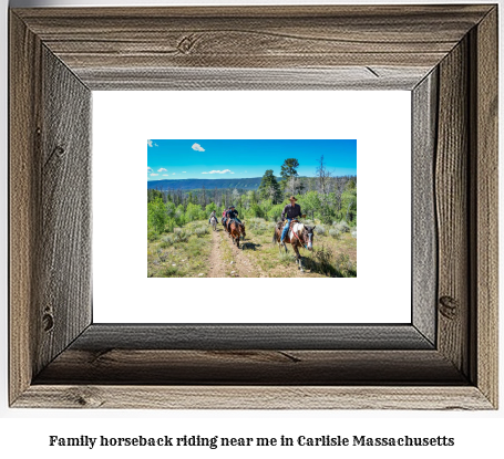 family horseback riding near me in Carlisle, Massachusetts